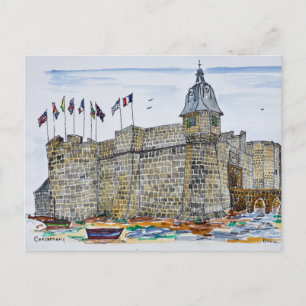 Ramparts & Gate of Concarneau Brittany, France Postcard