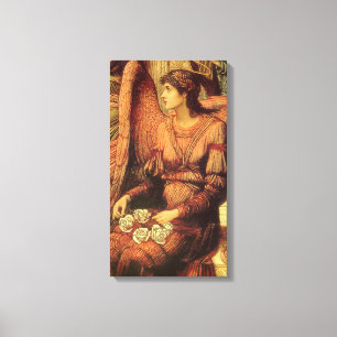 Ramparts of God's House, Angel by John Strudwick Canvas Print