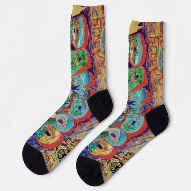 Ramrod Key on socks (Left)