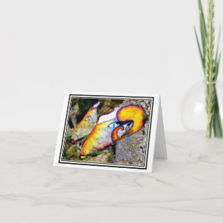 Rams! Rock Art Near Orgosolo, Sardinia Card