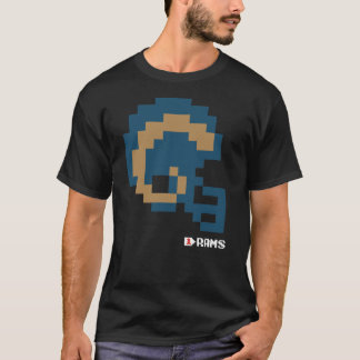 Rams Throwback Tecmo Bowl Helmet T-Shirt