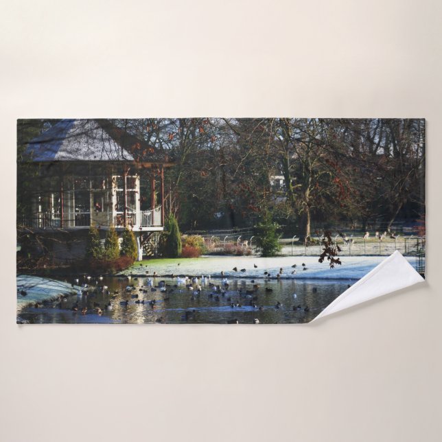 Rams Woerthe Tea House btcnm Bath Towel Set (Bath Towel)