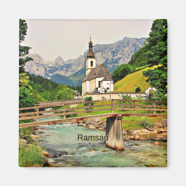 Ramsau, Bavarian Alps Magnet (Front)