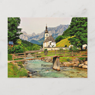 Ramsau, Bavarian Alps Postcard