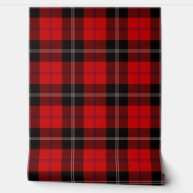 Ramsay Tartan Plaid Scottish Clan Wallpaper (Unrolling)