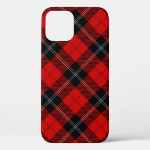 Ramsay tartan red black plaid iPhone 12 pro case
