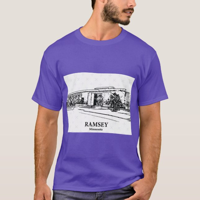 Ramsey Minnesota Oversized T-Shirt (Front)