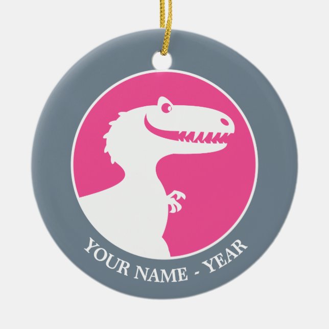 Ramsey Silhouette Ceramic Ornament (Front)