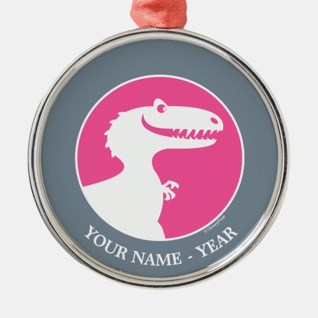 Ramsey Silhouette Metal Ornament (Front)