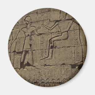 Ramusseum. Egypt circa 1867 Magnet
