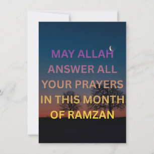 RAMZAN MUBARUK HOLIDAY CARD