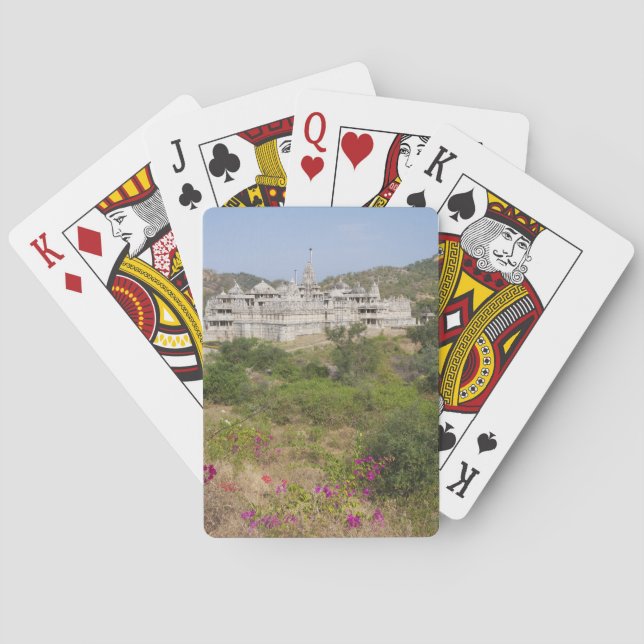 Ranakpur Jain Temple, Ranakpur, Rajasthan, India Playing Cards (Back)