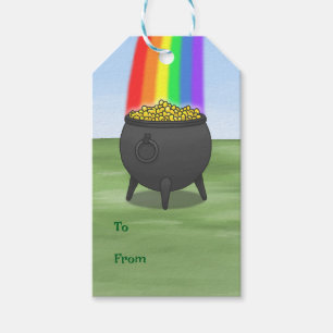 Ranbow and Pot full of gold Gift Tags