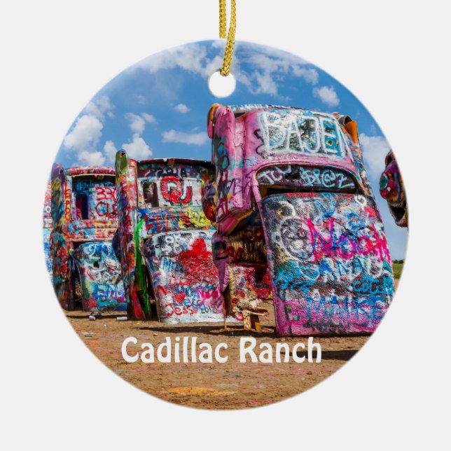 Ranch Cadillac, Texas, ornement recto verso (Devant)