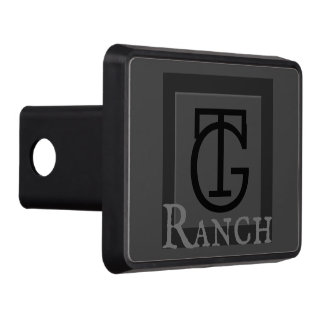 Ranch Cattle Brand Custom Initials Truck Trailer Trailer Hitch Cover
