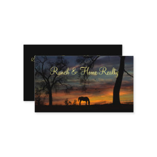 Ranch Real Estate Business Cards