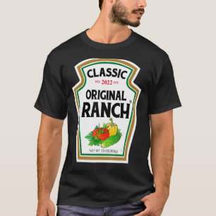 Ranch Sauce Green Salad Dressing Halloween Costume T-Shirt