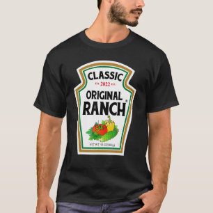 Ranch Sauce Green Salad Dressing Halloween Costume T-Shirt