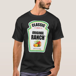 Ranch Sauce Green Salad Dressing Halloween Costume T-Shirt