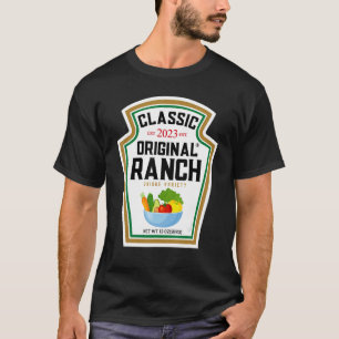 Ranch Sauce Green Salad Dressing Halloween Costume T-Shirt