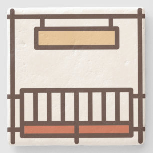 ranch stone coaster