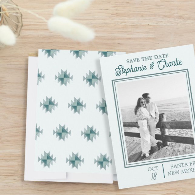 Ranch Wedding with photo Save The Date Invitation (Creator Uploaded)
