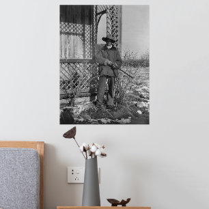 Rancher & Canadian Cowboy Outlaw of American West Foil Prints