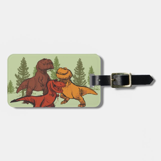 Ranchers Sketch Luggage Tag (Front Horizontal)