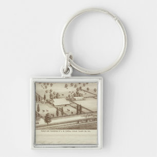 Ranches, Visalia, Cal Keychain