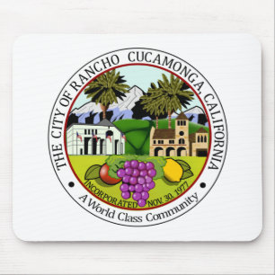 Rancho Cucamonga (California) City Seal Mouse Pad