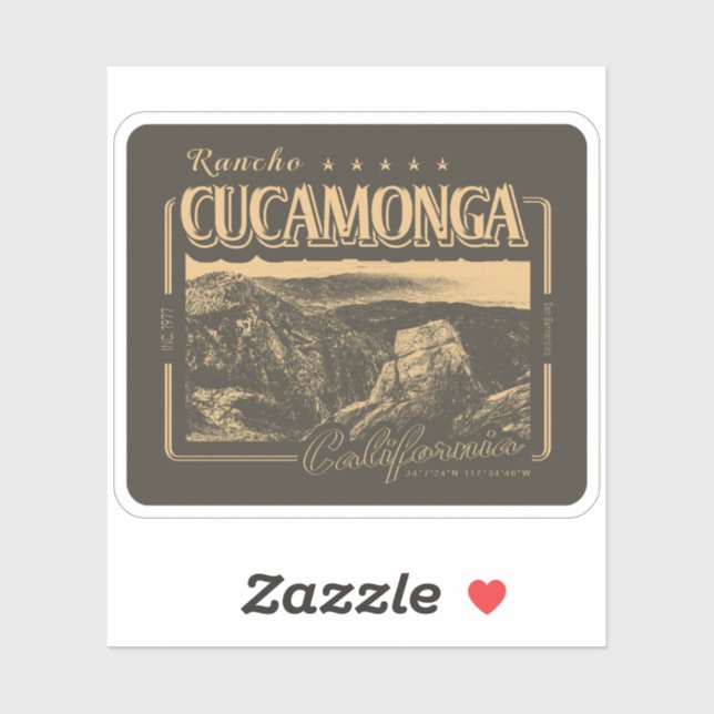 RANCHO CUCAMONGA CALIFORNIA - CUCAMONGA PEAK (Sheet)