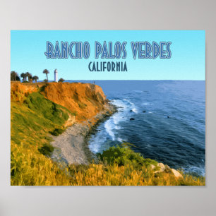 Rancho Palos Verdes California Point Vicente Poster