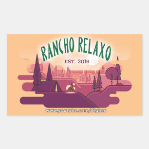 Rancho Relaxo Fall Logo Sticker