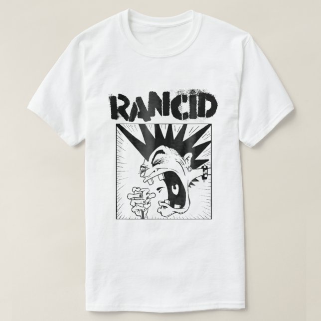 Rancid  Official Merchandise  Microphone  T-Shirt (Design Front)