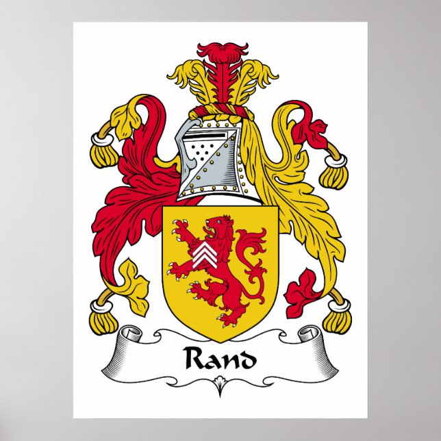 Rand Family Crest Poster (Front)