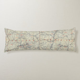 Rand McNally Official 1925 Auto Trails Body Pillow