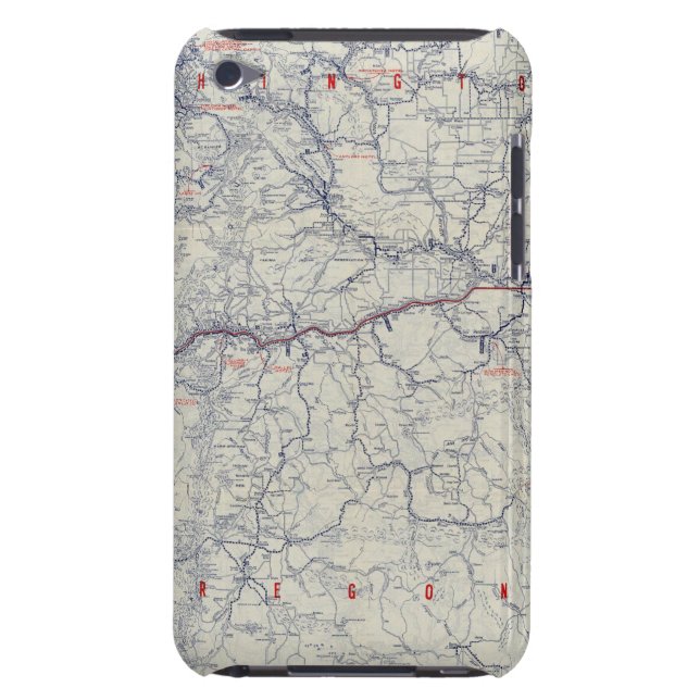 Rand McNally Official 1925 Auto Trails Map iPod Case-Mate Case (Back)