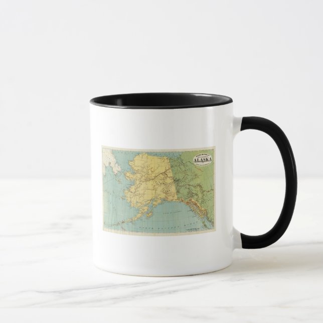 Rand McNally's Map Of Alaska Mug (Right)