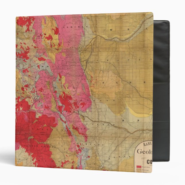 Rand McNally's new geological map Binder (Front/Inside)