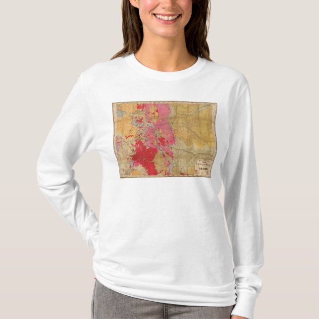 Rand McNally's new geological map T-Shirt (Front)