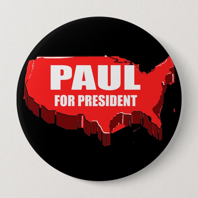 RAND PAUL 2012 4 INCH ROUND BUTTON (Front)