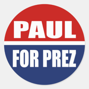 RAND PAUL 2012 CLASSIC ROUND STICKER