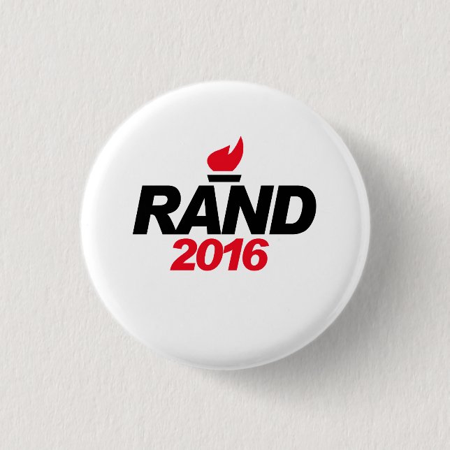 Rand Paul 2016 1 Inch Round Button (Front)
