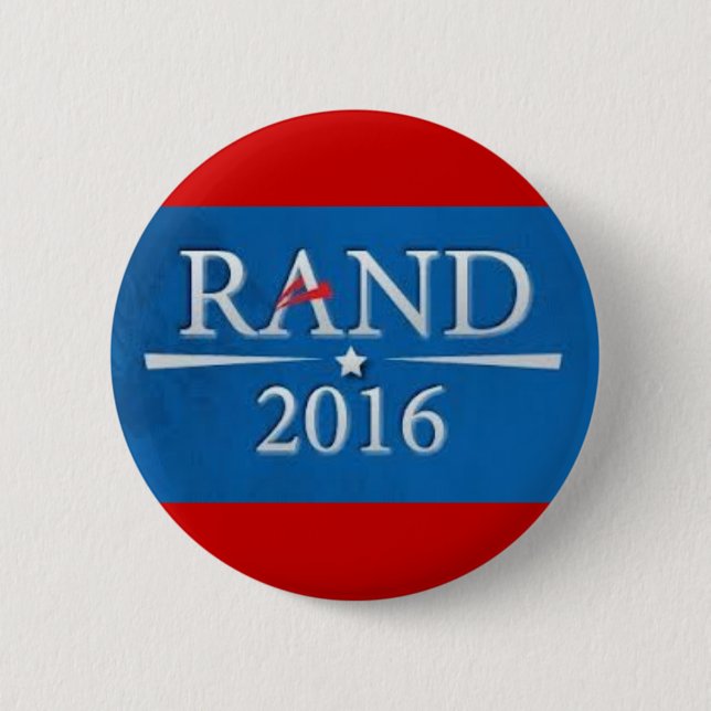 Rand Paul 2016 2 Inch Round Button (Front)