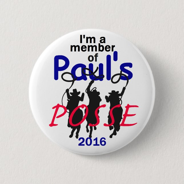 Rand Paul 2016 2 Inch Round Button (Front)