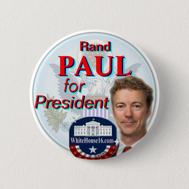 Rand Paul for President Great Seal Button (Front)