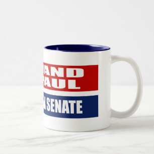 RAND PAUL FOR SENATE Two-Tone COFFEE MUG