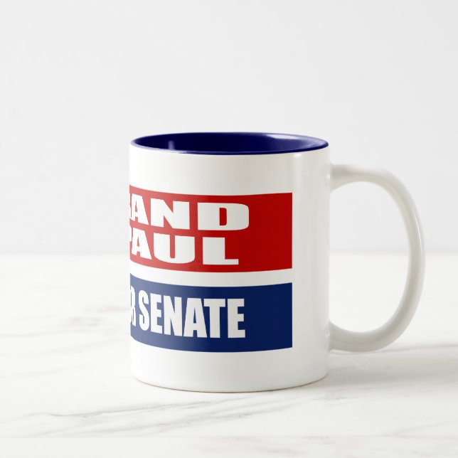 RAND PAUL FOR SENATE Two-Tone COFFEE MUG (Right)