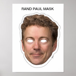 Rand Paul Mask Poster
