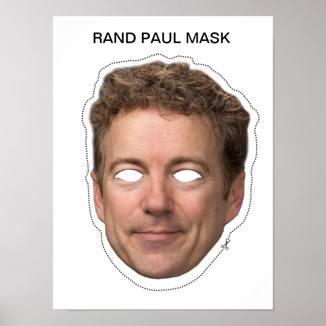 Rand Paul Mask Poster (Front)